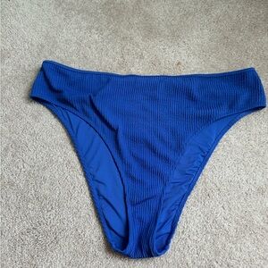 Aerie high cut cheeky blue bikini bottomsXXL